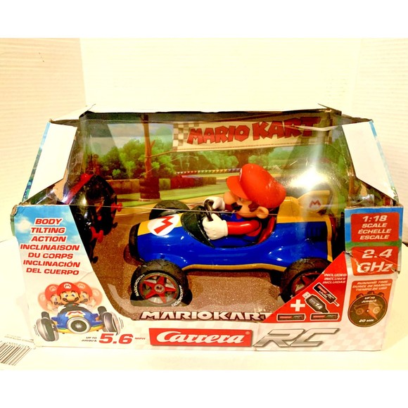 Carrera RC Nintendo Mario Kart Mario Remote Control Car 2019 1:18 Scale -SEE PIC - Picture 3 of 6